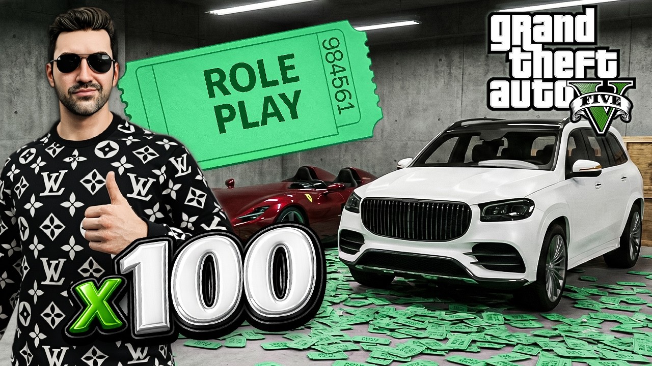 GTA 5 RP DE 100 ADET RP TICKET AÇTIM! EFSANEVİ SÜPER ARABALAR ÇIKTI!?
