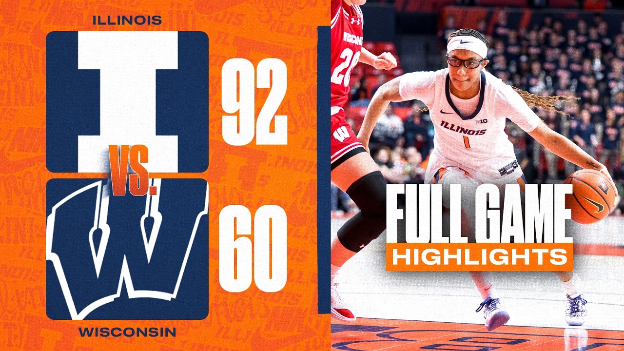 Illinois Women's Basketball | Highlights vs. Wisconsin (2/11/26)