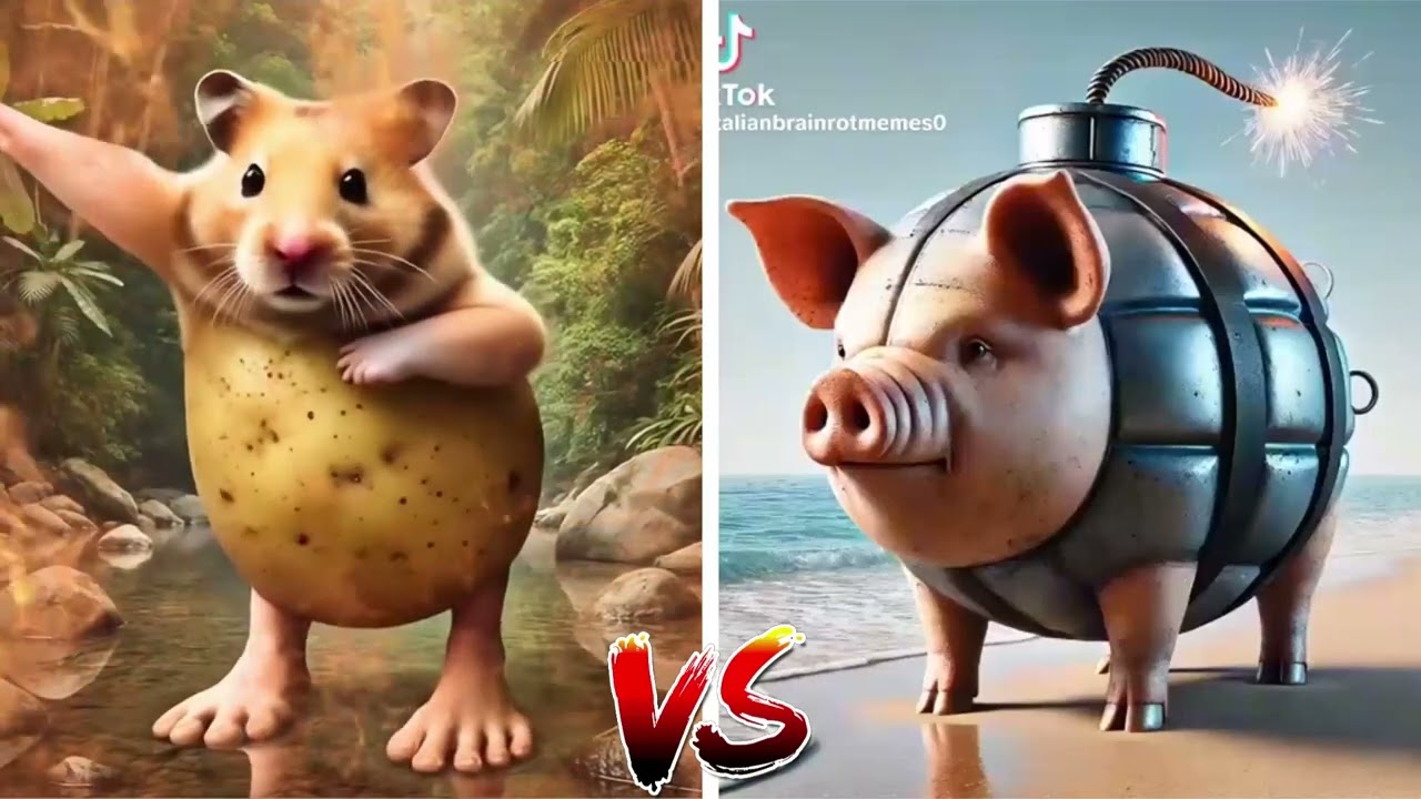 Pipi Potato VS Svinino Bombondino
