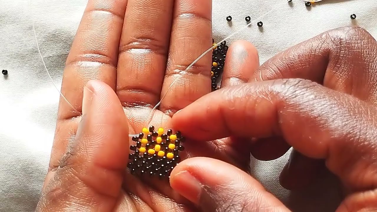 How to bead letters on a bracelet #LETTER E and F