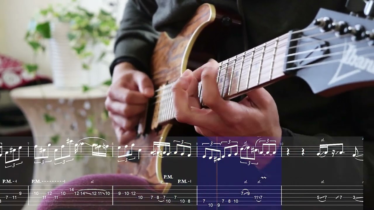 Periphery - Zagreus (Guitar solo cover + Tab)
