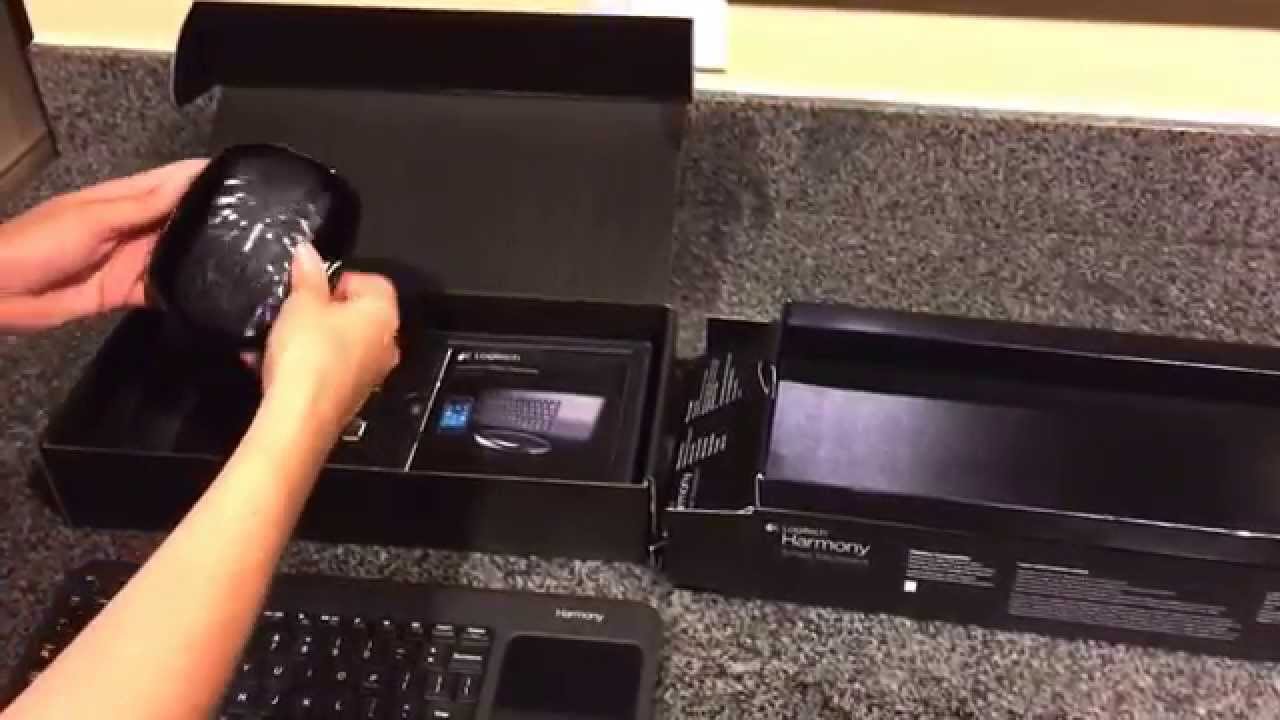 Logitech Harmony Keyboard un boxing for #cutegeek