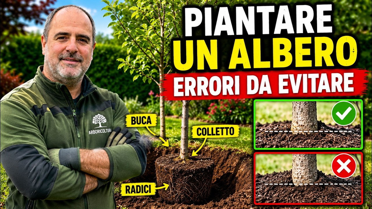 Come piantare un' albero correttamente