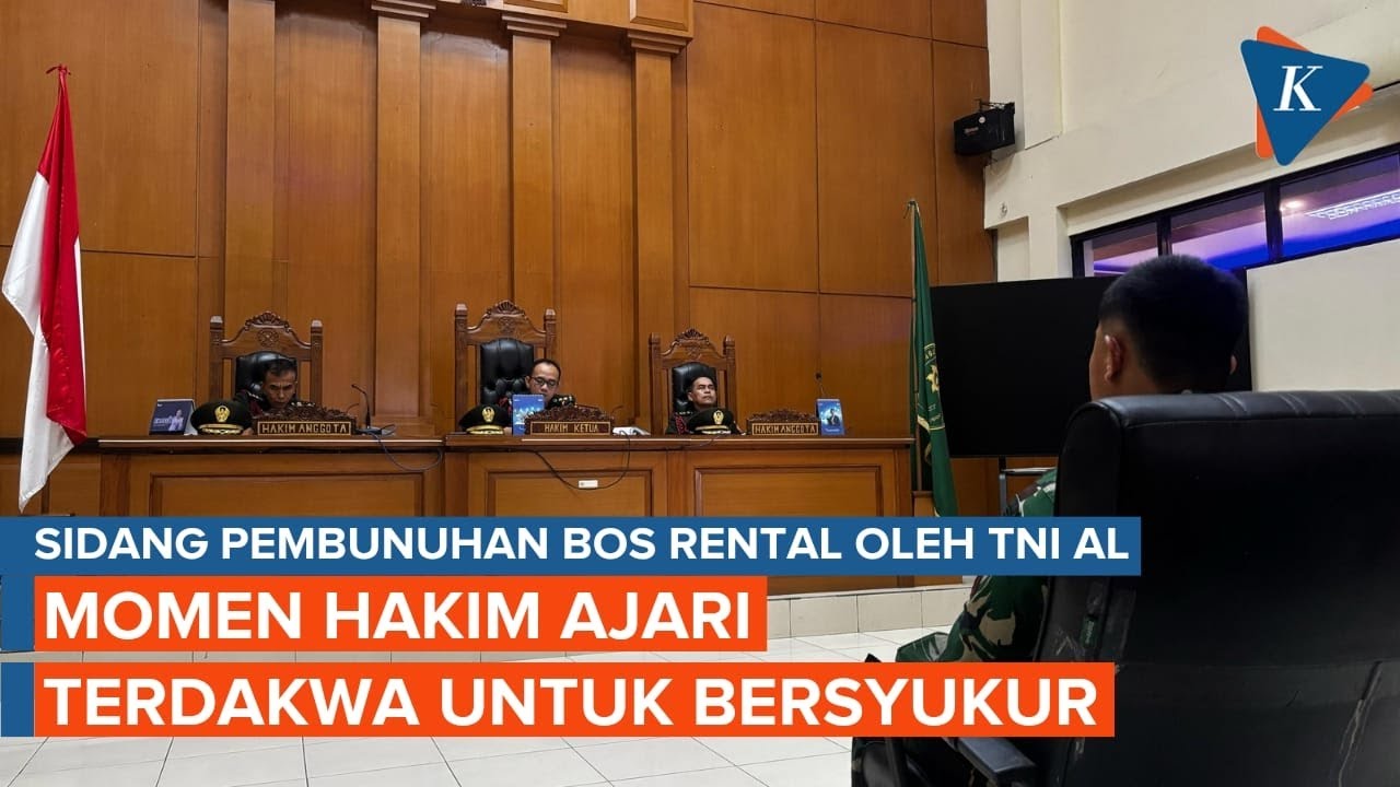 Momen Hakim Ajari Terdakwa Penembak Bos Rental: Kalau Bersyukur, Enggak Terjadi Hal Ini