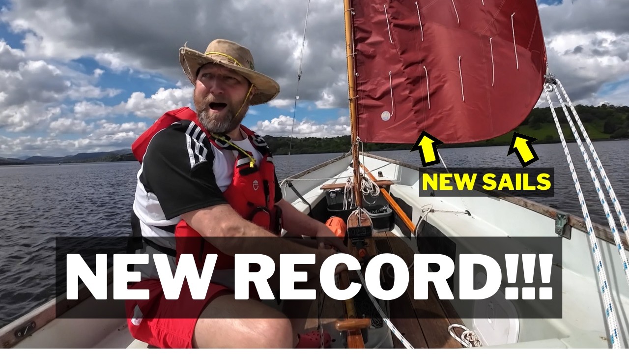 First Sail With Brand New Sails - Do We Beat The Long Distance Record???