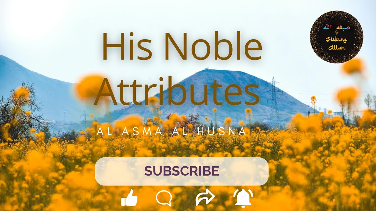 53. His Noble Attributes #sibghatallah  #seekingAllah #asmaulhusna #last #lastclass 
