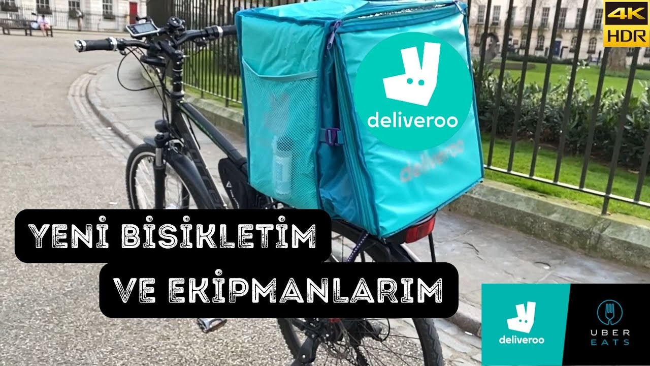 ELEKTRİKLİ BİSİKLET VE EKİPMANLARIM | DELİVEROO VE UBER İÇİN UYGUN KİT VE EKİPMANLAR | FOR DELIVERY