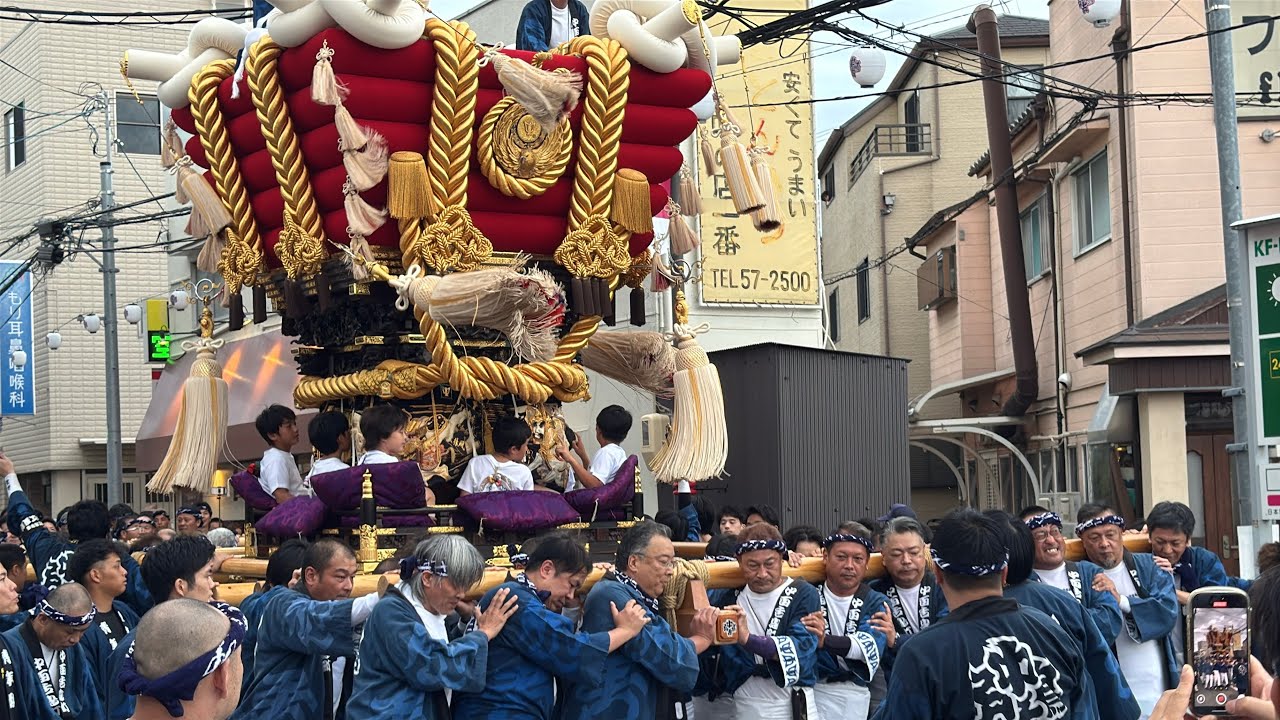 令和7年 2025年 百舌鳥八幡宮 月見祭 中百舌鳥町ふとん太鼓 試験担ぎ