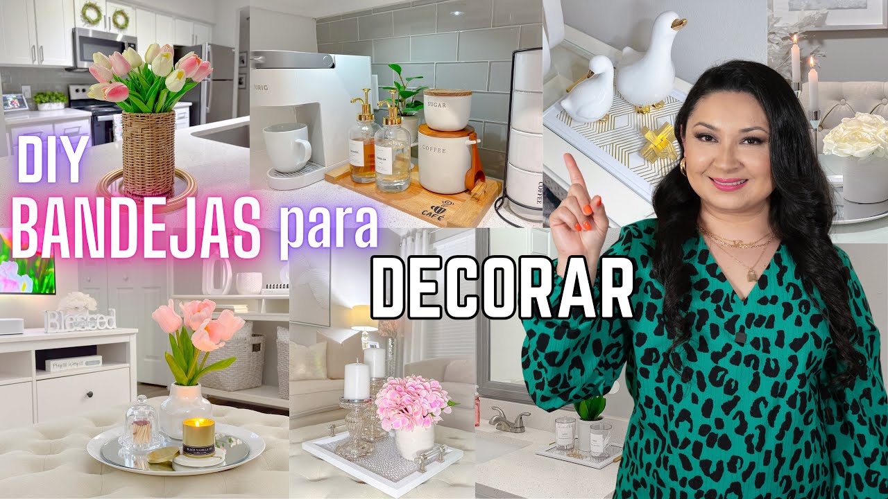 BANDEJAS para DECORAR DIY / Manualidades para Decorar / Decoraci&oacute;n 2023