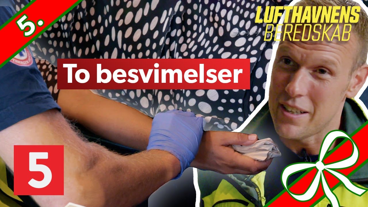 To kvinder falder om i lufthavnen | Lufthavnens Beredskab | Kanal 5 Danmark