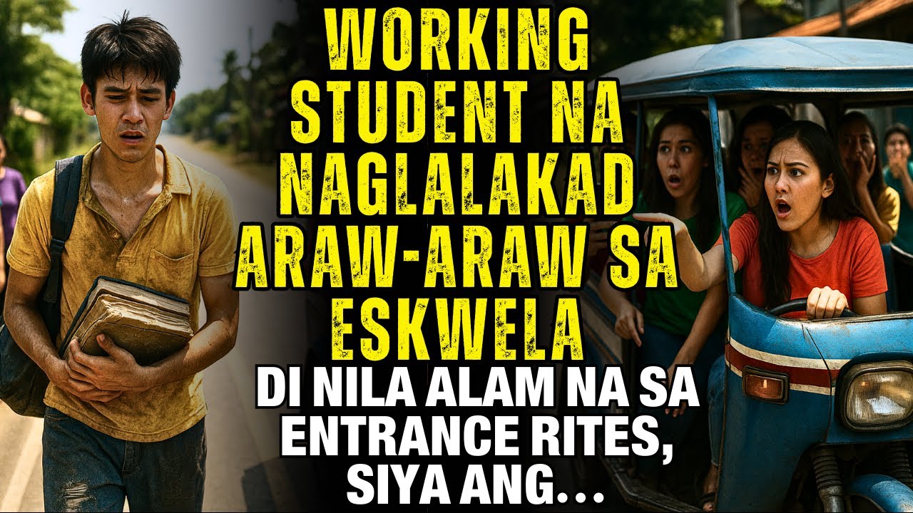 WORKING STUDENT NA NAGLALAKAD ARAW-ARAW SA ESKWELA—DI NILA ALAM NA SA ENTRANCE RITES, SIYA ANG...