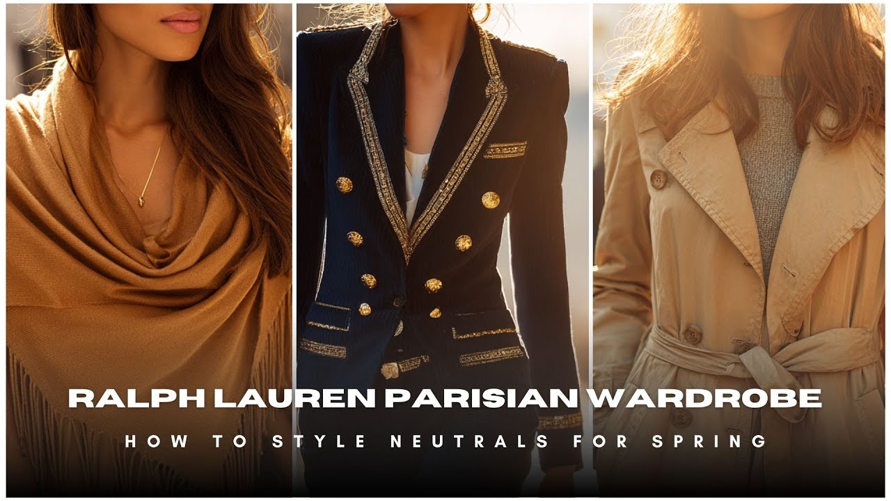 🎀 How to Style Neutrals for Spring 👜 Ralph Lauren Parisian Wardrobe