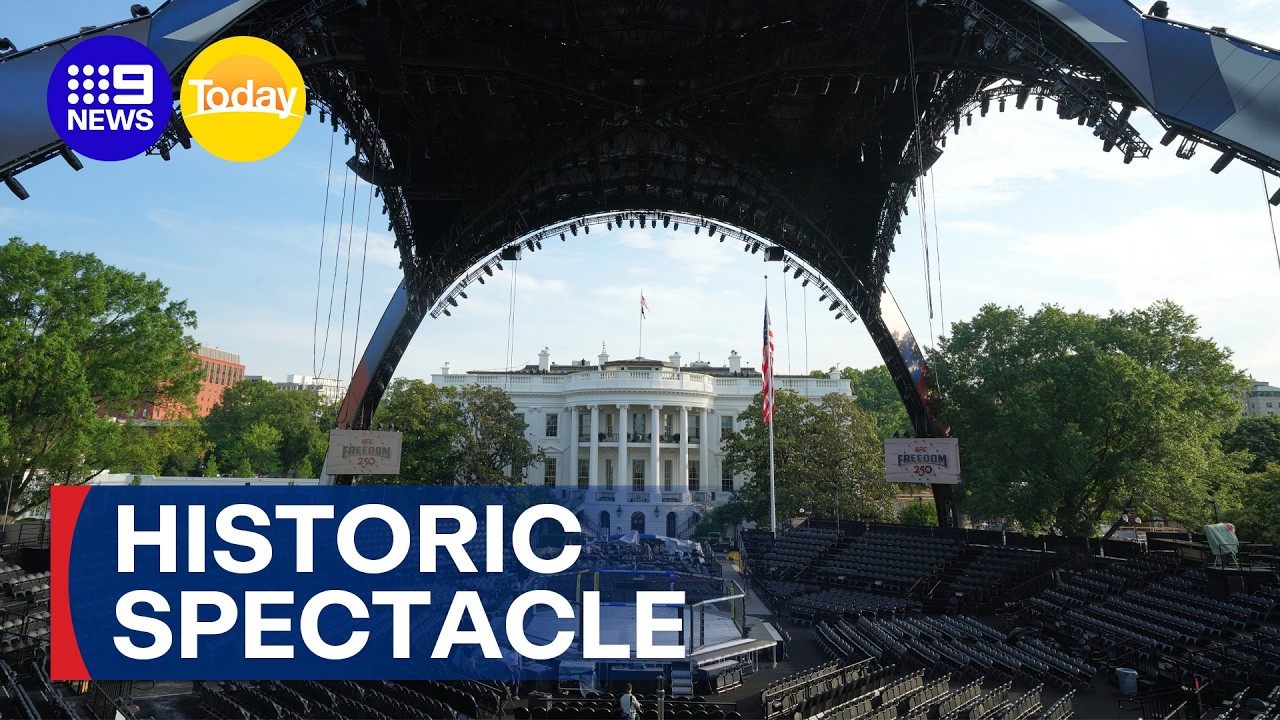 White House to be centre of sporting world | 9 News Australia