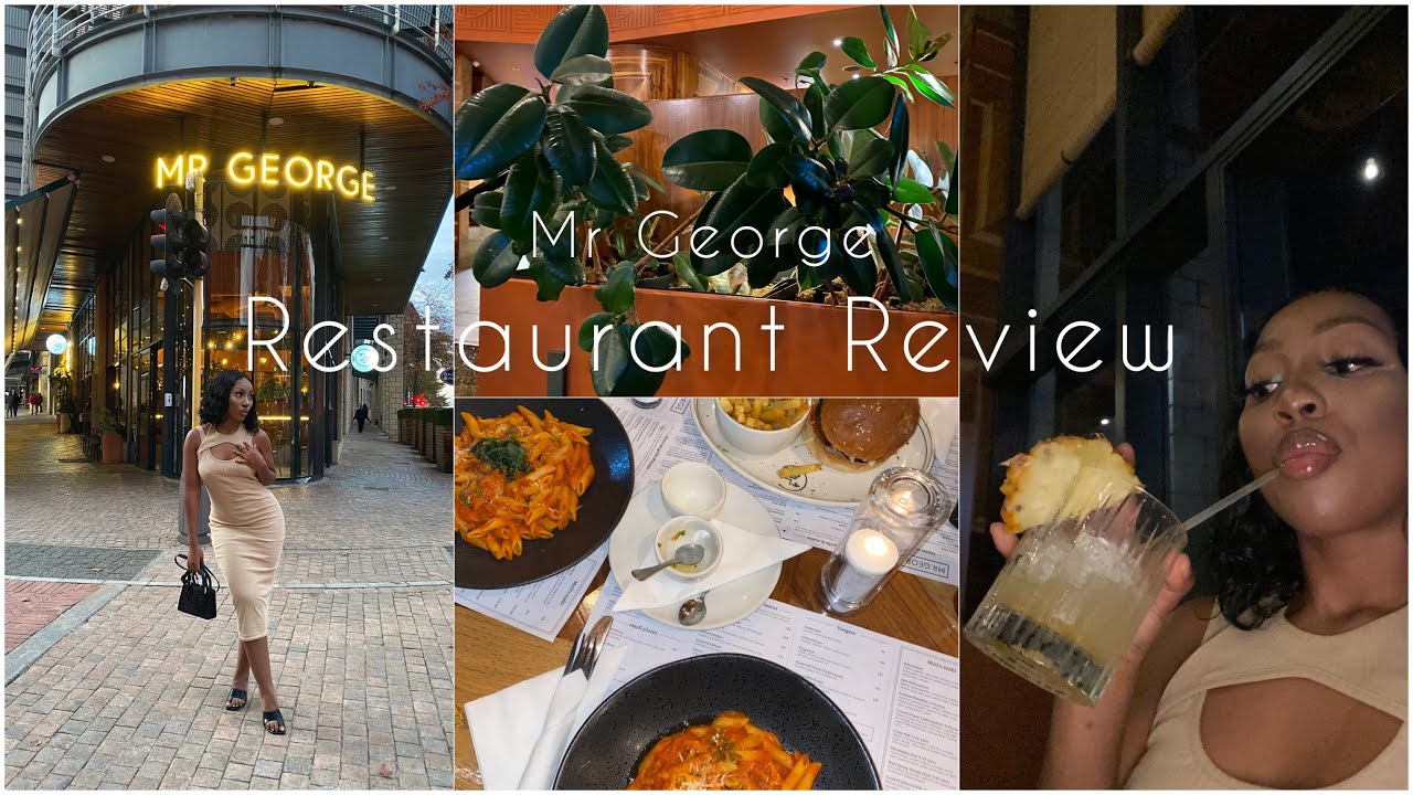 Restaurant Review//Mr George Melrose Arch//South African Youtuber 🇿🇦❤️