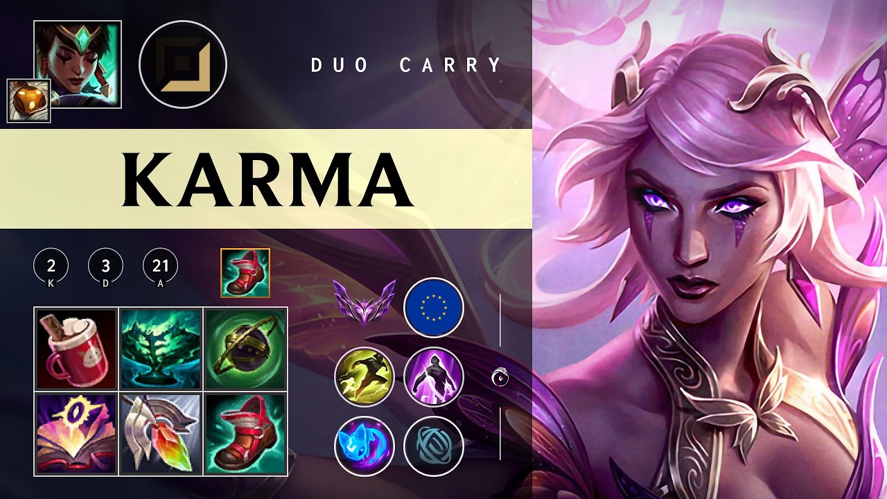 Karma Carry vs Nilah - EUW Master Patch 26.04