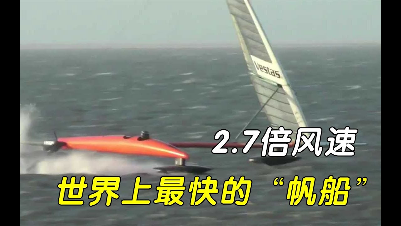 靠风行驶的帆船，却跑出2.7倍风速，风帆火箭2号怎么做到的？