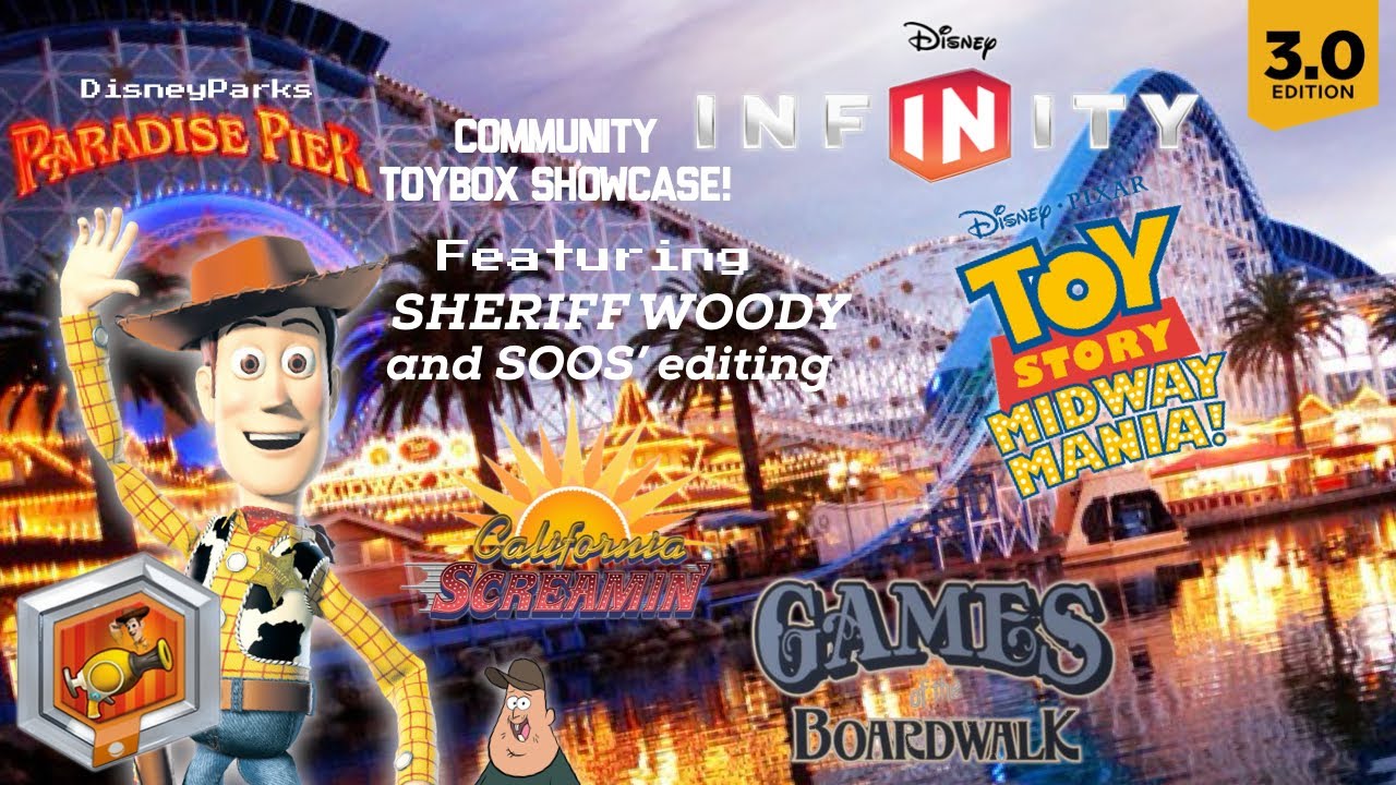 Disney Infinity 3.0 - Paradise Pier COMMUNITY TOYBOX SHOWCASE!!!