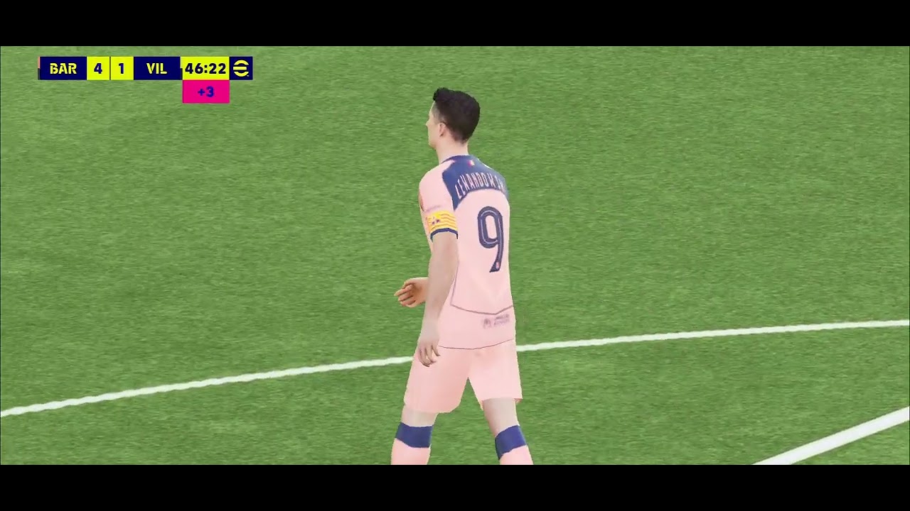 Fc Barcelona vs villrael a final last minute was crazy