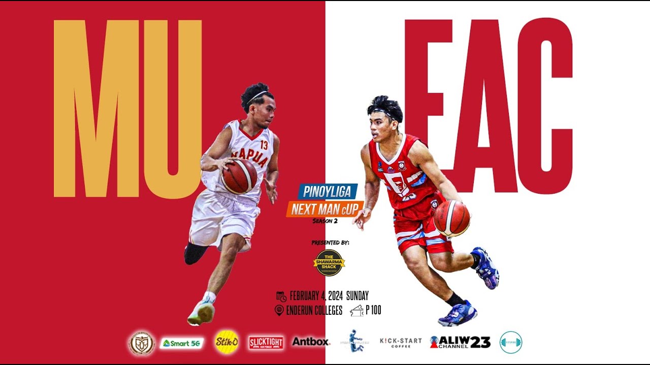 PINOYLIGA NEXT MAN CUP SEASON 2 EAC GENERALS vs MU CARDINALS