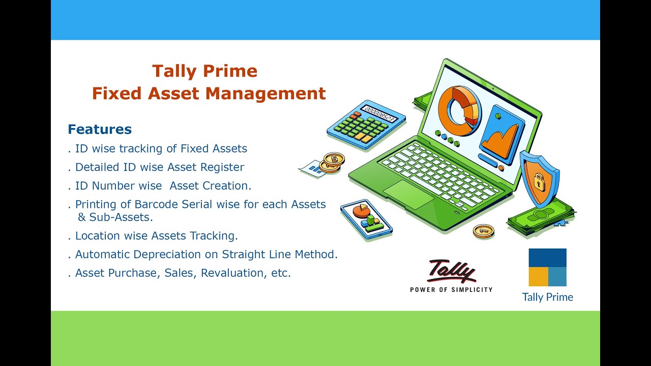 TALLY PRIME FIXED ASSETS MANAGEMENT MODULE | TALLY GLOBE | TALLY PRIME CUSTOMIZED MODULE |