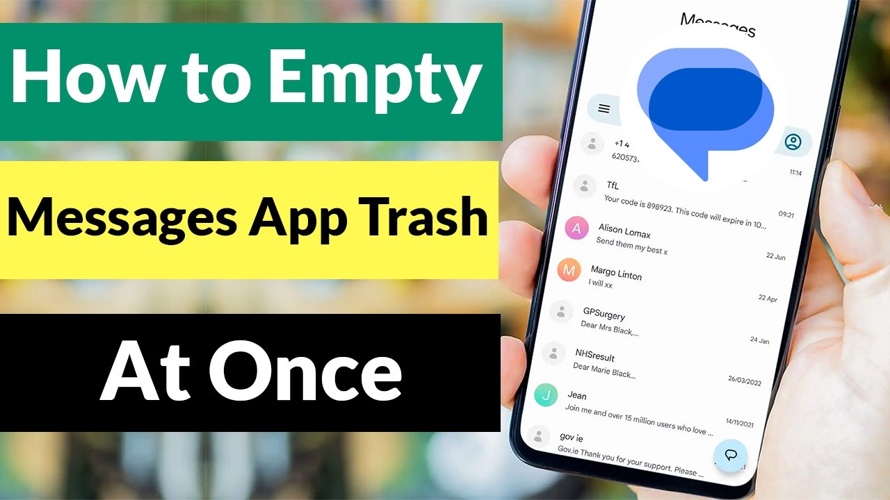 How to Empty SMS Trash in Google Messages App on Android Mobile?