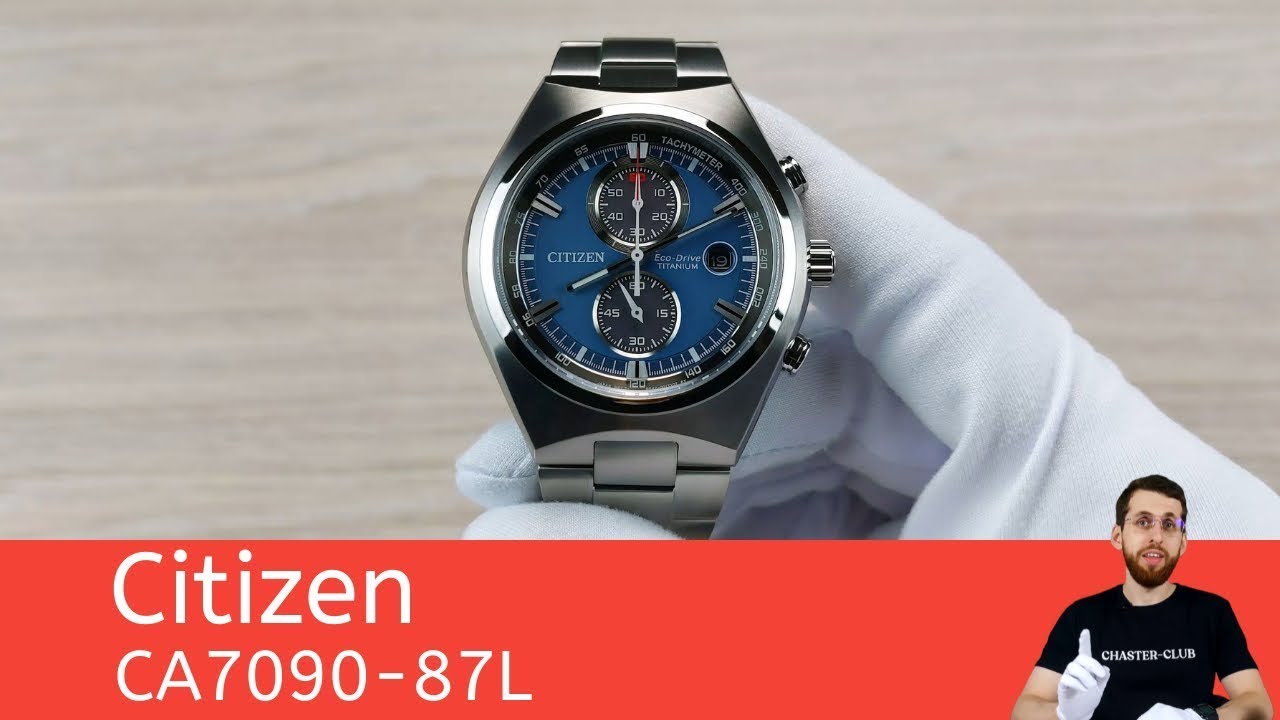 Хронограф SuperTitanium / Citizen CA7090-87L / Обзор часов / Распаковка