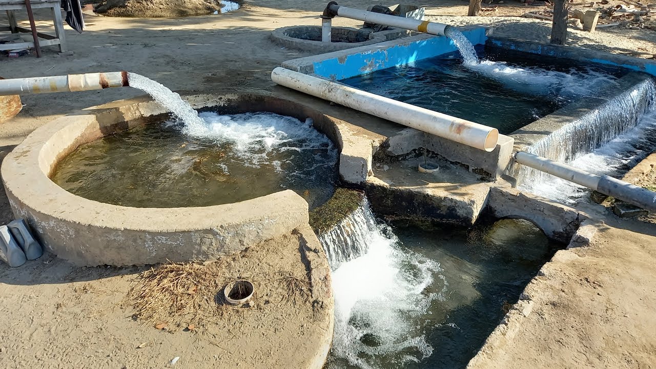 Double Tube Well with Solar System and Irrigation Time