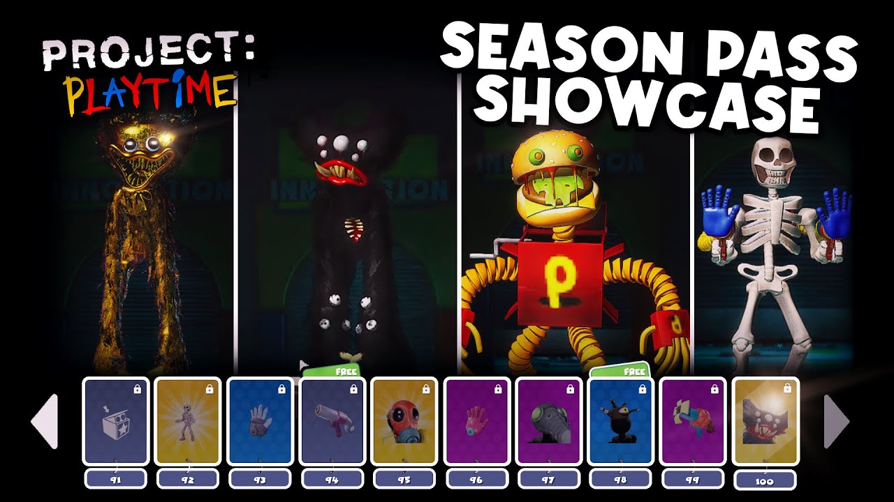 Project Playtime Full Toy Box / Season Pass Showcase