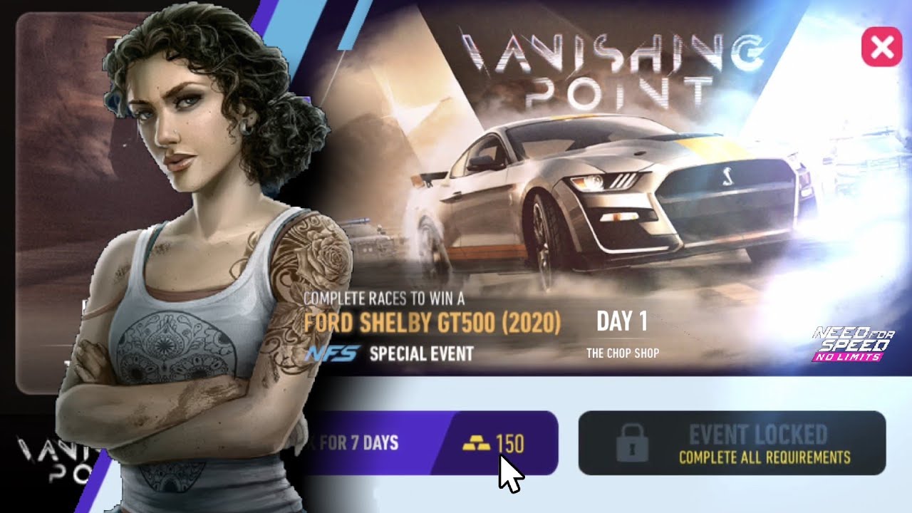 Ford Shelby GT500 | Day 1  THE CHOP SHOP | NFS No Limits  Vanishing Point