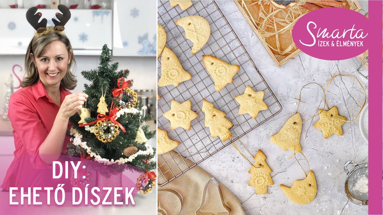 Ehető karácsonyfadíszek I DIY ötlet karácsonyra