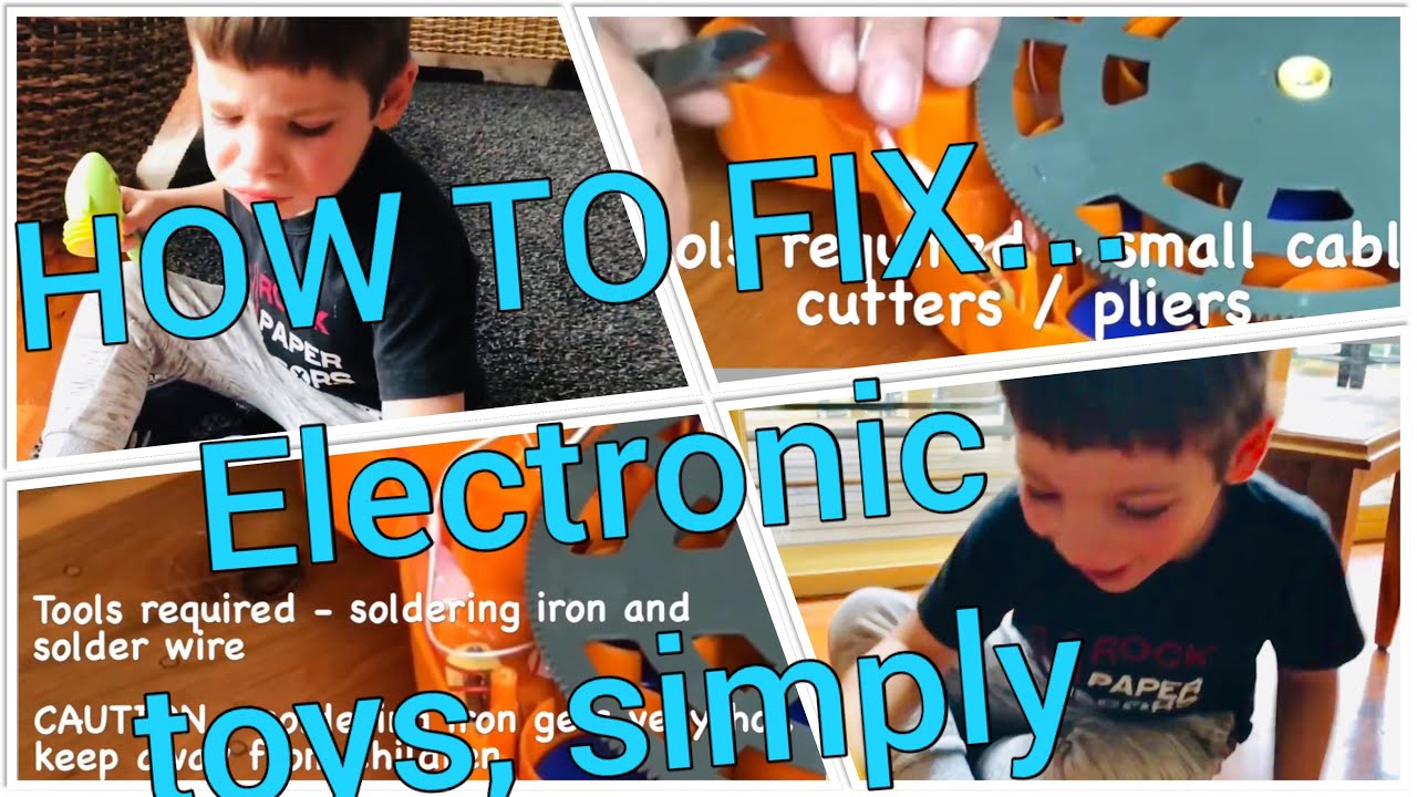 HOW TO FIX / REPAIR - Electronic Toys - DON'T THROW THEM AWAY