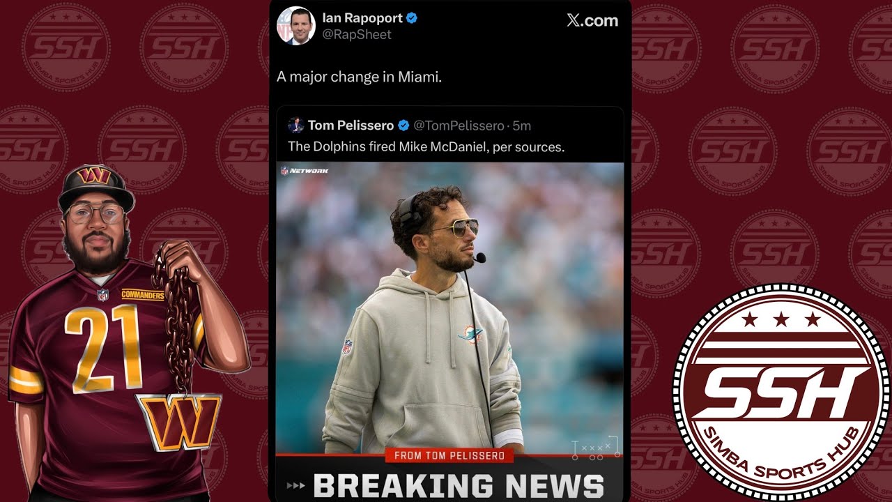 🚨 LIVE: Commanders Target Mike McDaniel as OC?! 😳 | What This Means for JD5 & Offense