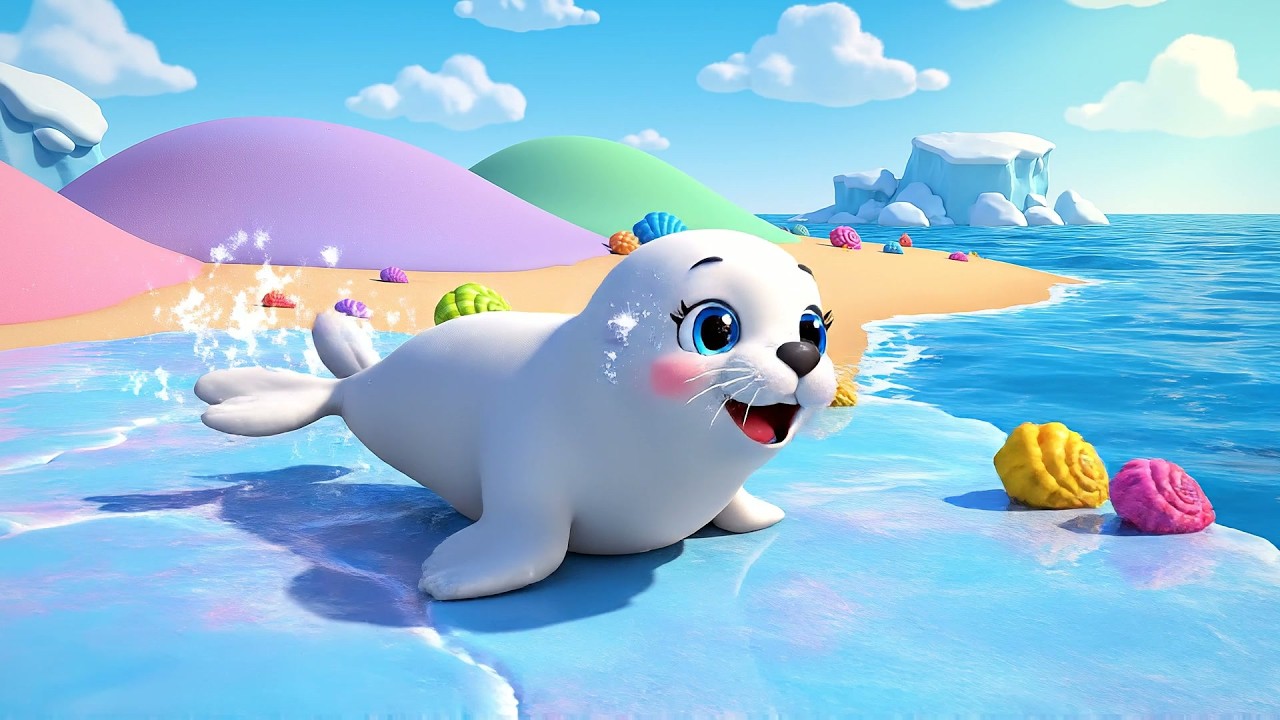 Baby Seal Says Arf Arf Aah | Fun Arctic Animal Song & Nursery Rhymes
