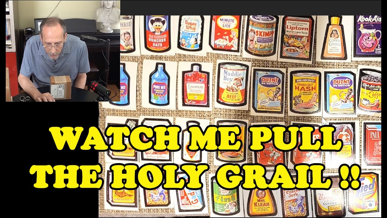 Wacky Packages/GPK Box Opening Video #13.  1960's, 1970's, 2000's.  Epic Pull of The Holy Grail !!!