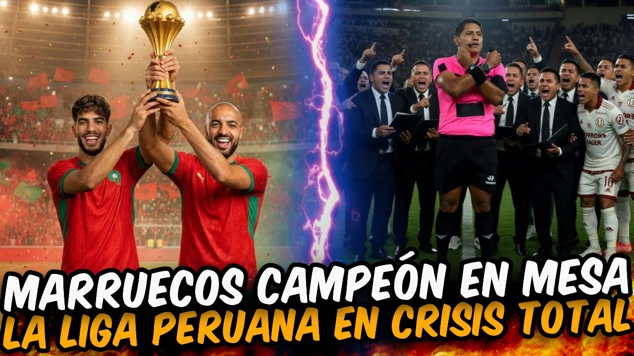 Se hizo justicia Marruecos Campeón en mesa | La Liga peruana en crisis total