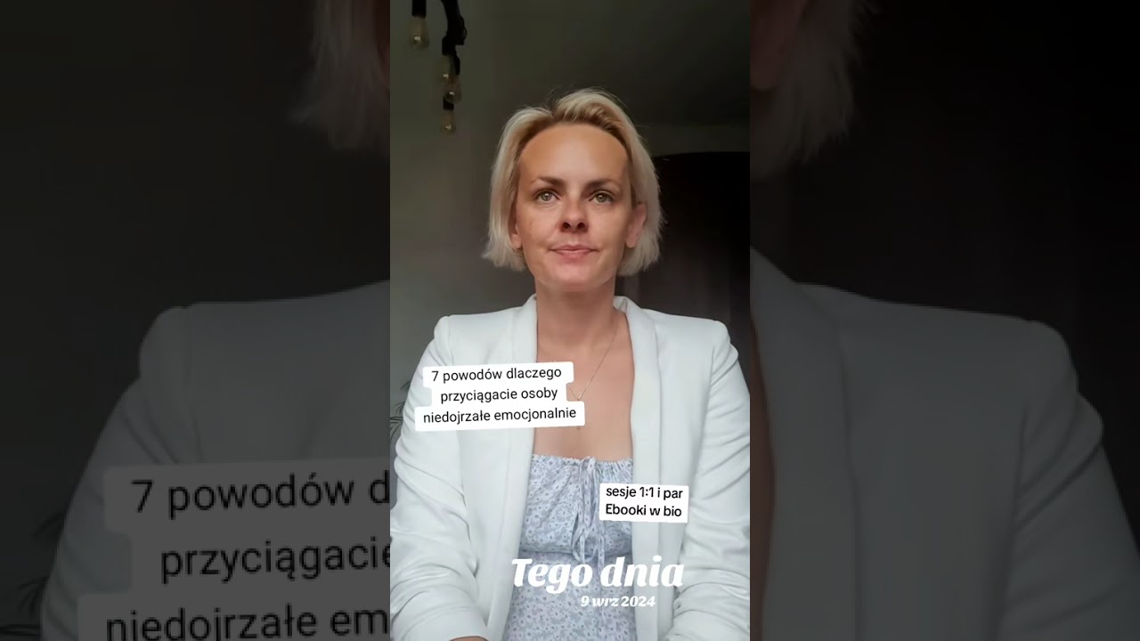 7 powodów że przyciągacie osoby niedojrzałe emocjonalnie