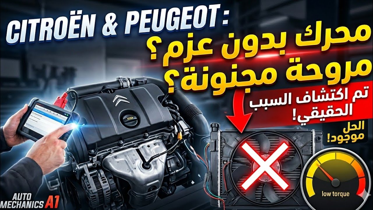 سرّ عدم توقف المروحة ونقص العزم في سيارات سيتروان وبيجو: الحقيقة والحلول في هذا الفيديو المفصل!