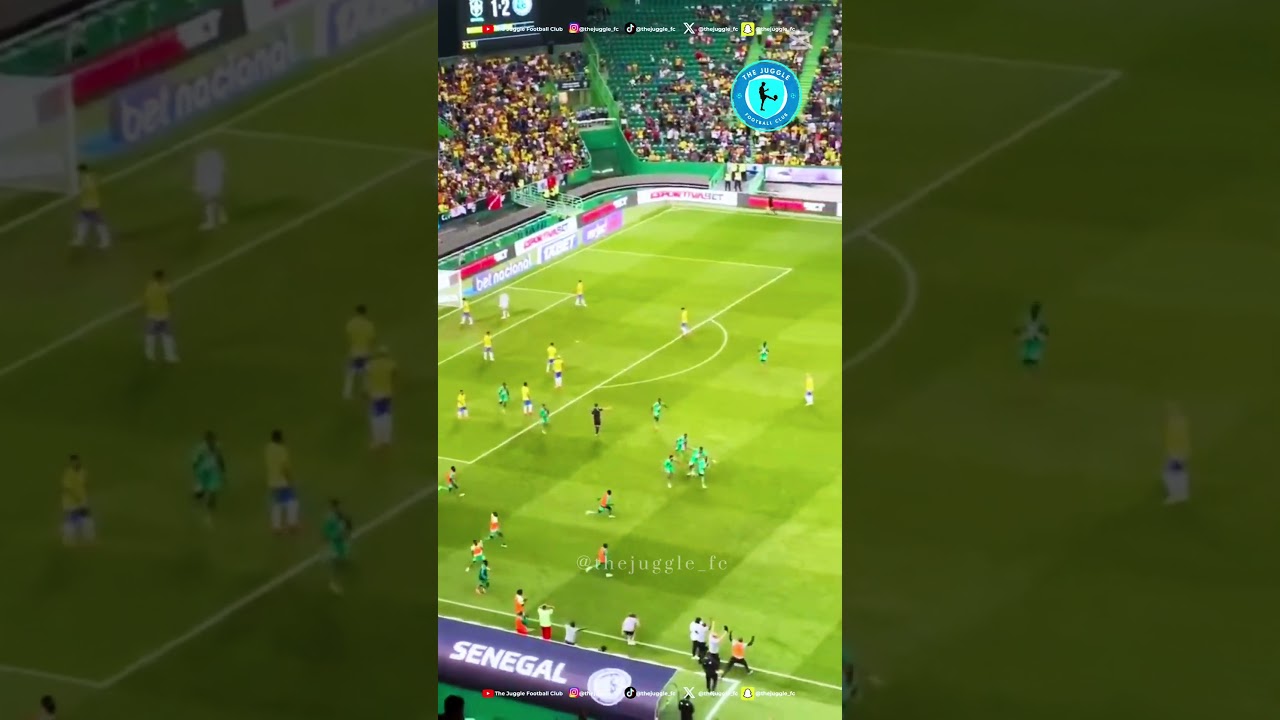 🔙Ce magnifique but de Sadio Man&eacute;🇸🇳contre le Br&eacute;sil🔥#brasil #football #sadiomane #shorts #senegal