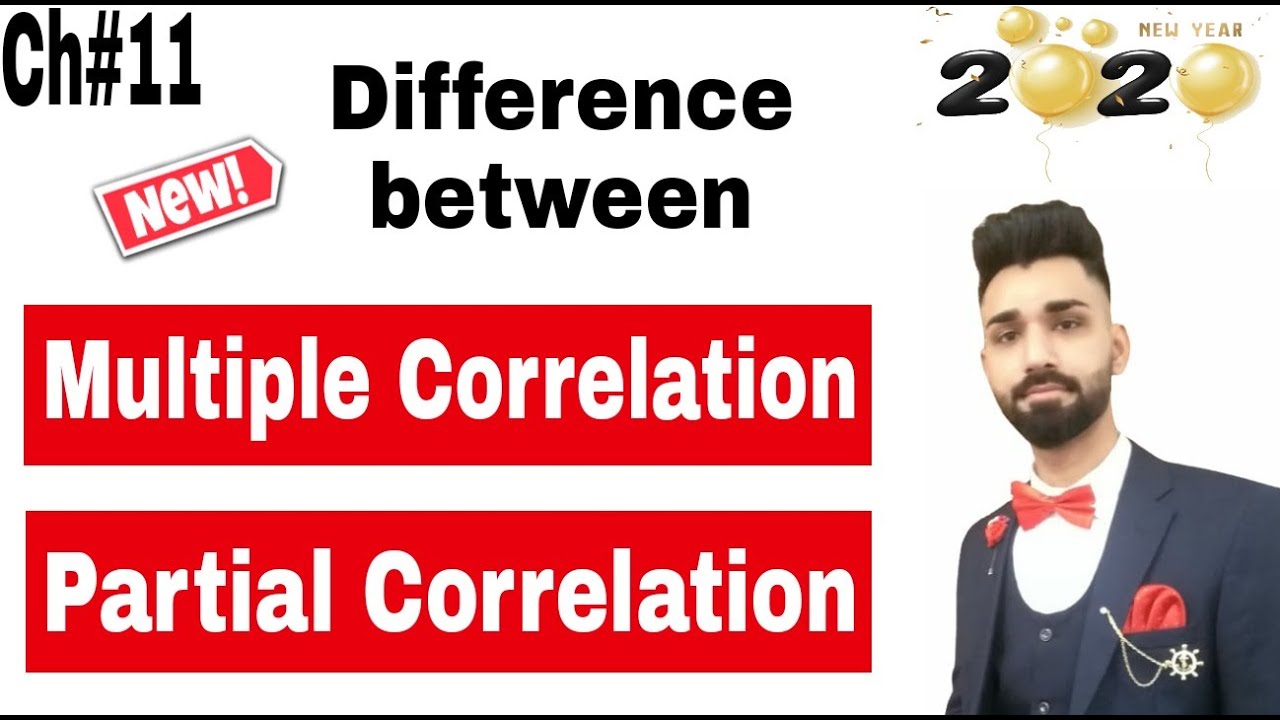 Difference between Multiple Correlation & Partial Correlation 2020 (5) | Chapter 11 | Stat Tutor