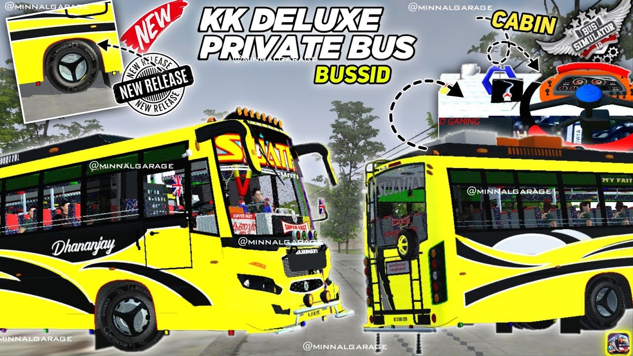 New Private Bus Mod For Bussid || Download Mod || New Bus Mod For Bussid || Bus Simulator Indonesia