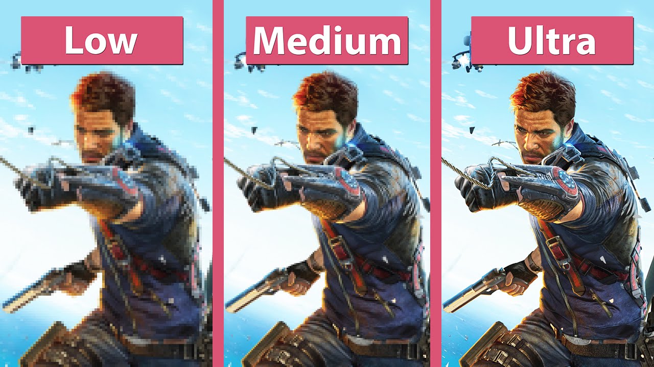 Just Cause 3 – PC Low vs. Medium vs. Very High plus Details Graphics Comparison