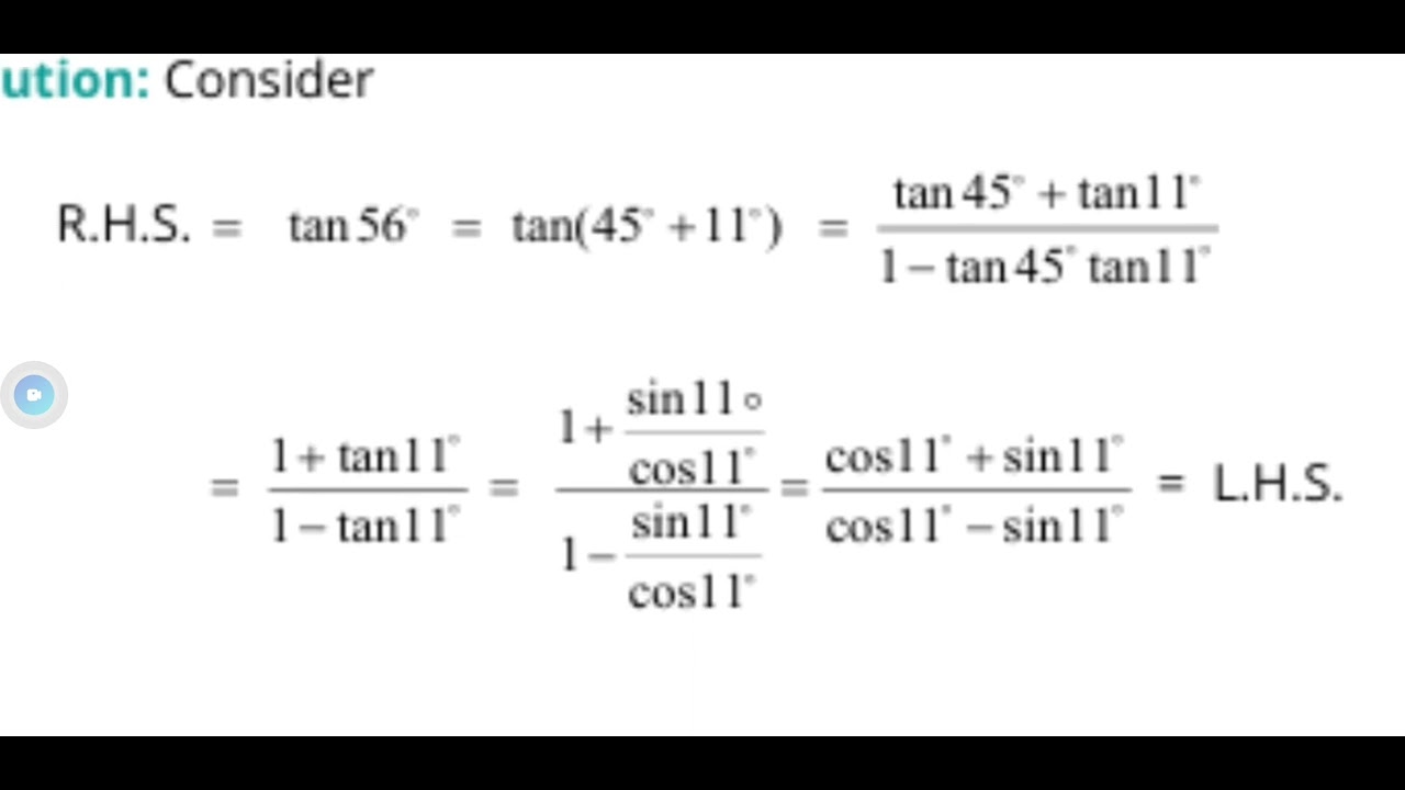 Application of trigonometry identifies 