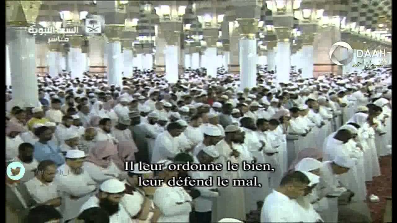 صلاة التراويح من المسجد النبوي للشيخ علي الحذيفي ليلة 9 رمضان 1436