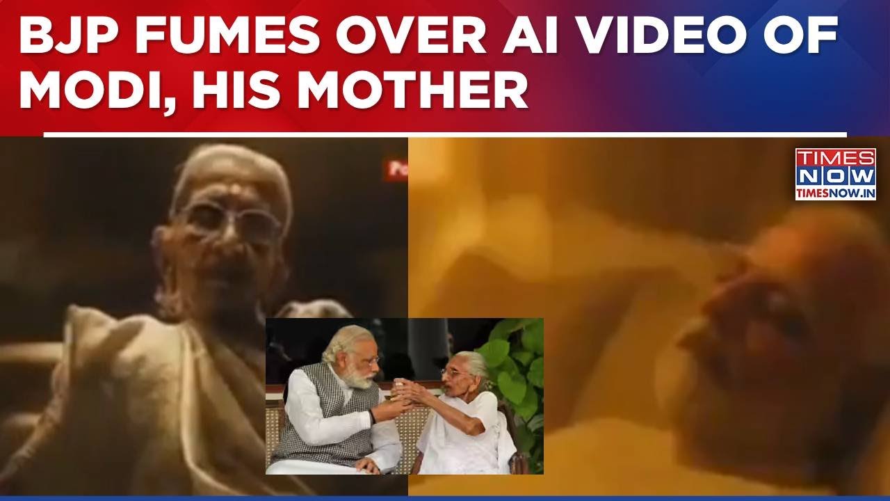 'All Limits Crossed': BJP Leaders Attack Congress Over AI Video Of PM Modi, His Late Mother | WATCH