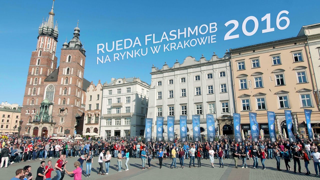 Salsa Flash Mob na Rynku w Krakowie 2016