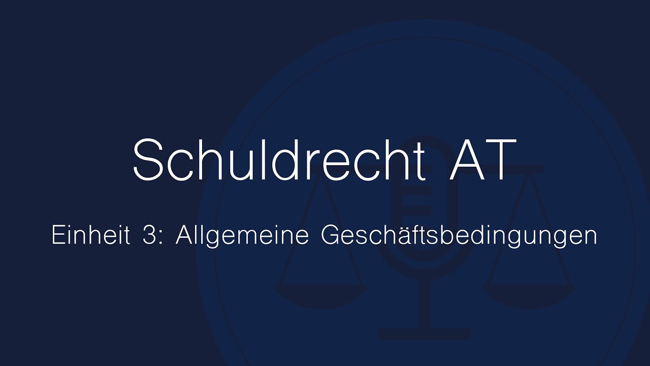 Allgemeine Geschäftsbedingungen
