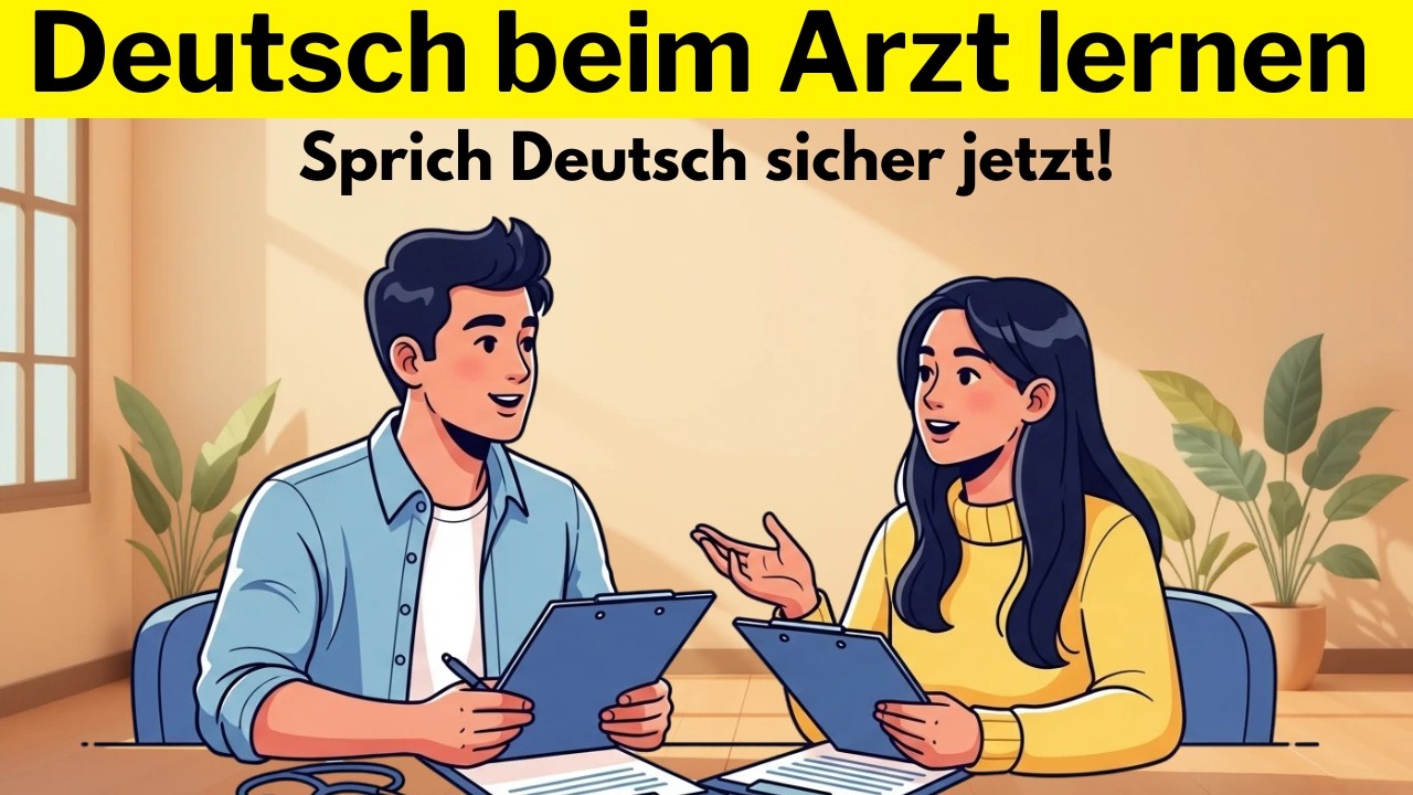 Beim Arzt | Podcast auf Deutsch | Deutsch lernen A2-B2 | | Hörverstehen & Alltagssprache