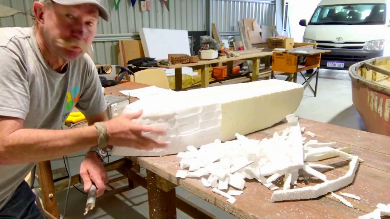 Model Boat 3 - 1940s Speed Boat - Shaping the hull