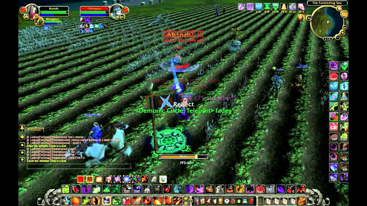 Destruction Warlock vs Frost Mage (ZhyperWoW)