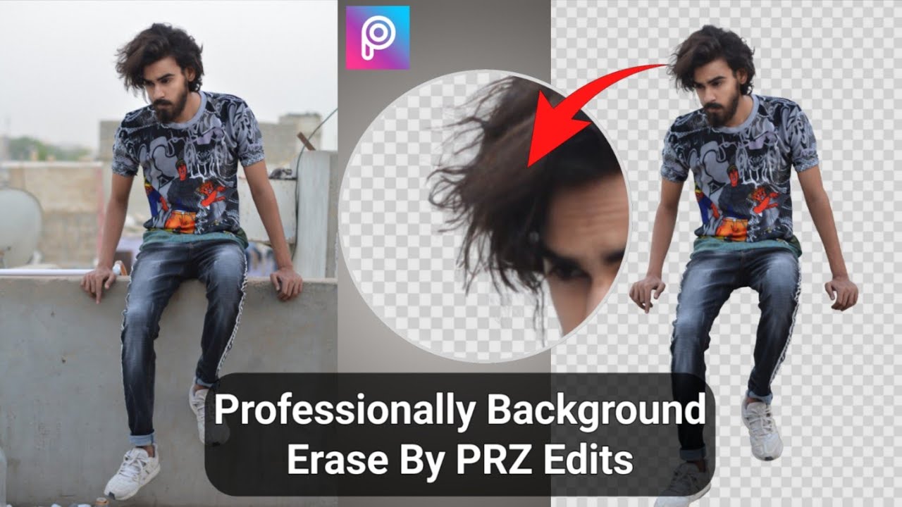How To Erase Background In Picsart By PRZ Edits